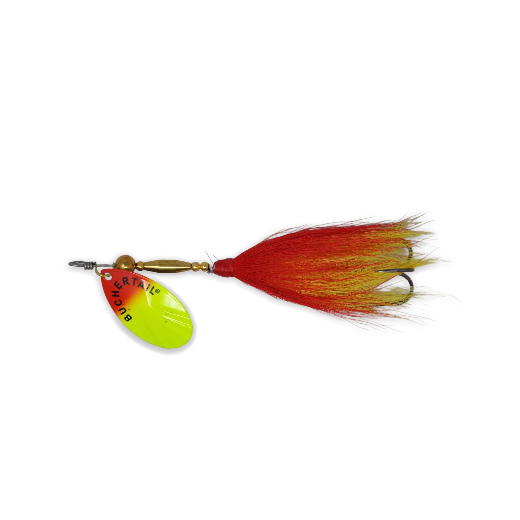 View of Bucktails Joe Bucher Buchertail - Bucktail Clown available at EZOKO Fishing