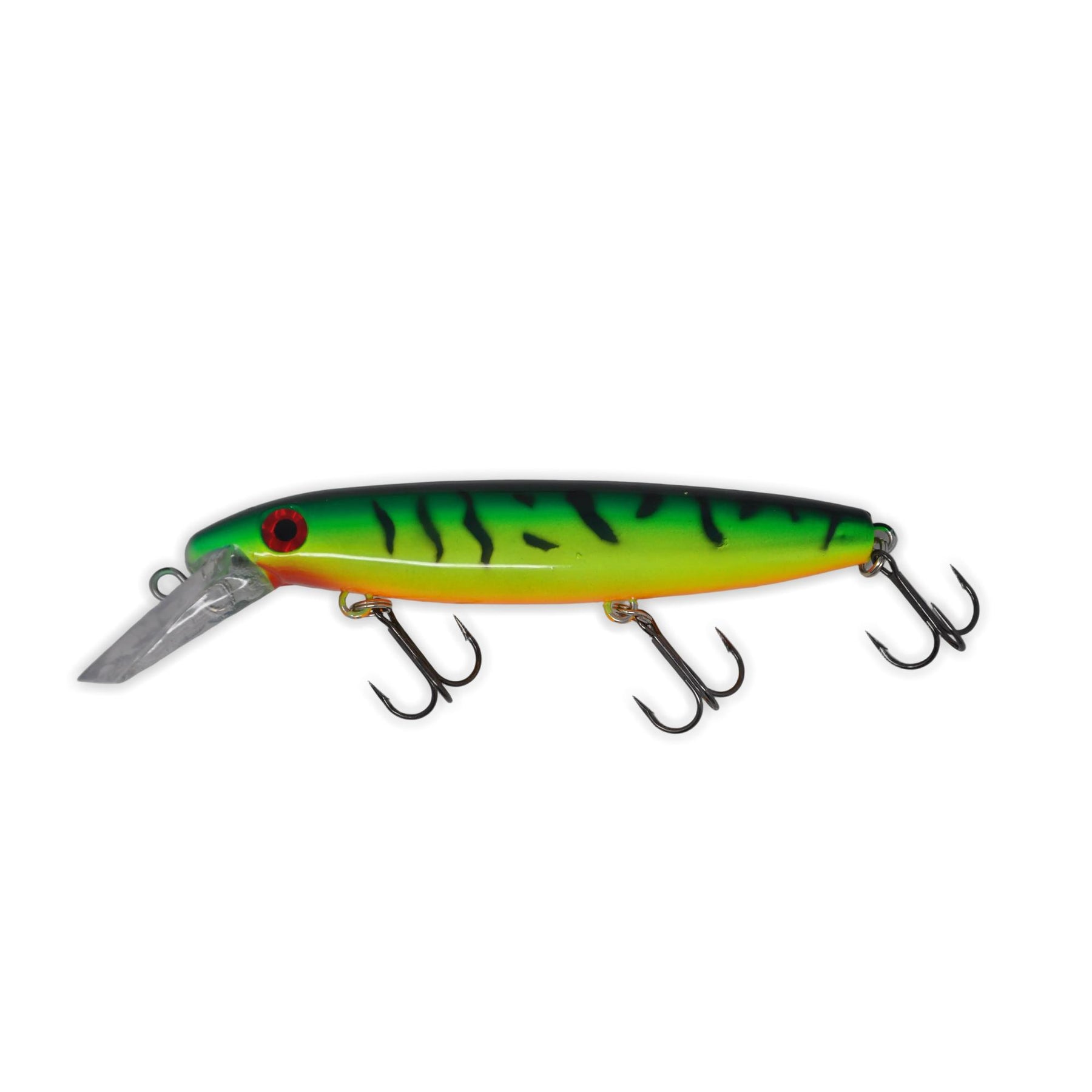 View of Crankbaits Joe Bucher Depth Raider 8" Crankbait Fire Tiger available at EZOKO Fishing