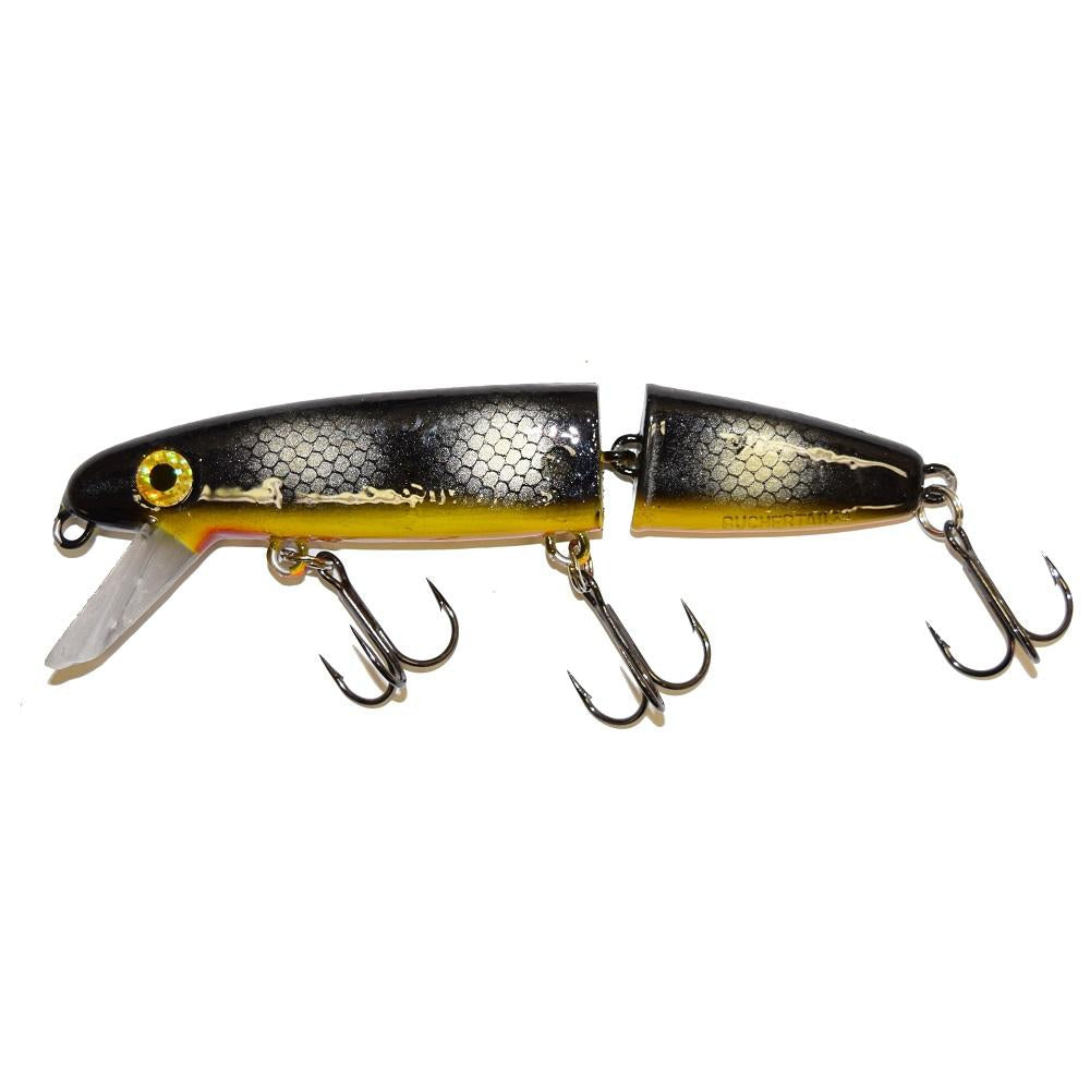 View of Crankbaits Joe Bucher Jointed Shallow Raider Crankbait Black Perch available at EZOKO Pike and Musky Shop