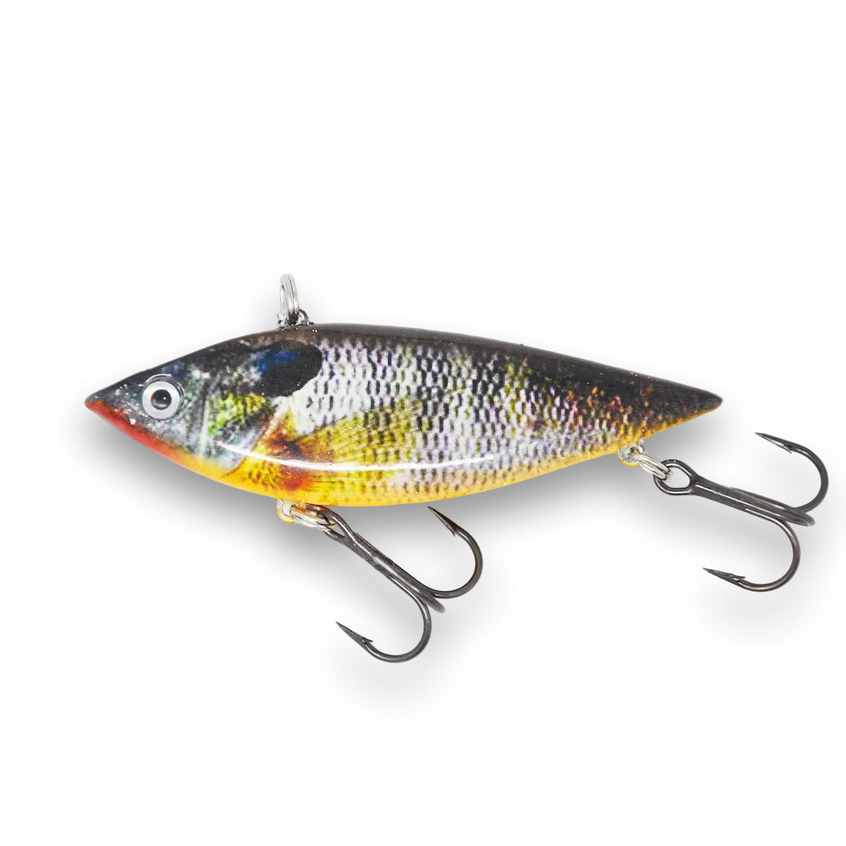 View of Lipless_Crankbaits Joe Bucher Rattler 4" Super Natty - Blue Gill available at EZOKO Fishing