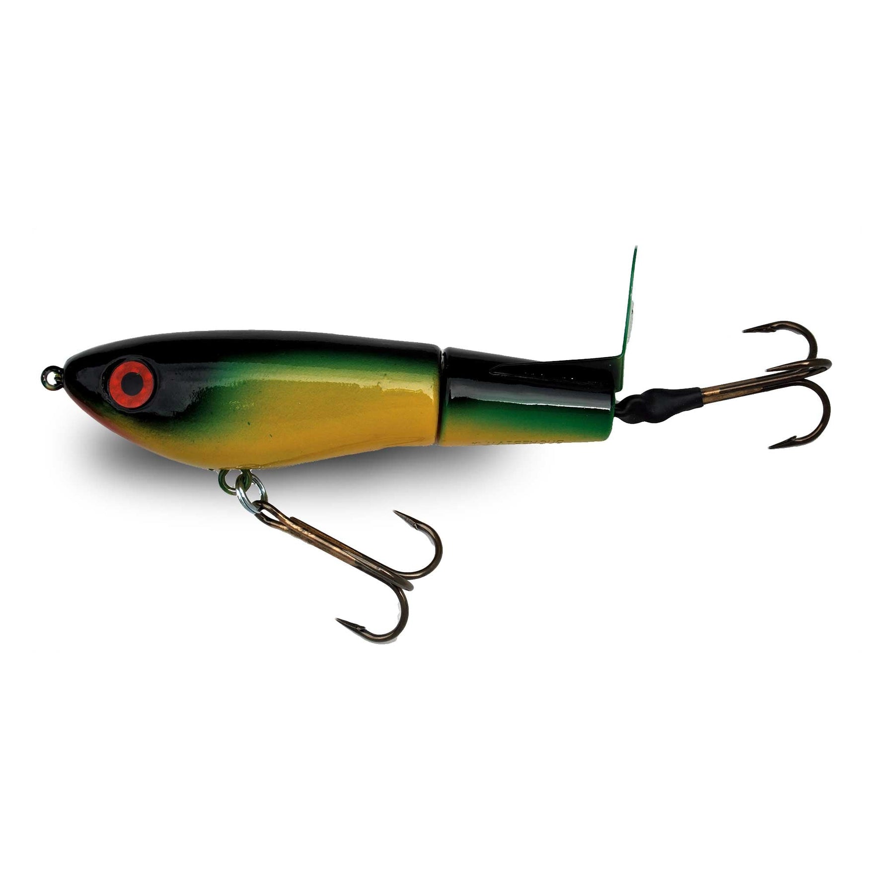 View of Topwater Joe Bucher Top Raider Propbait Bull Frog available at EZOKO Fishing