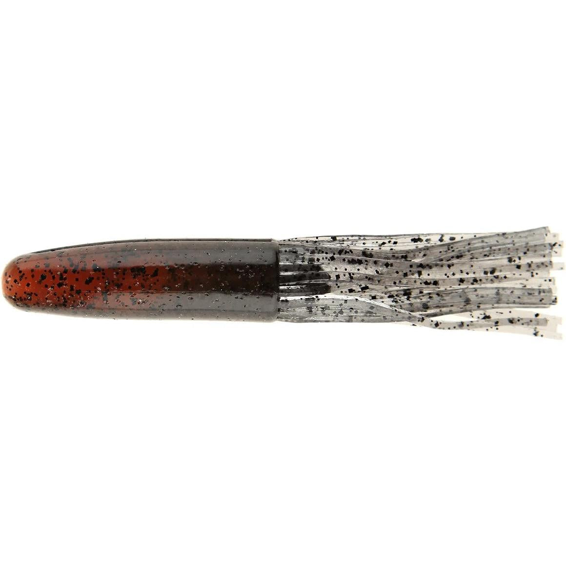 View of Keitech Salty Core Tube 4.5" Smokey Crawdad available at EZOKO Fishing
