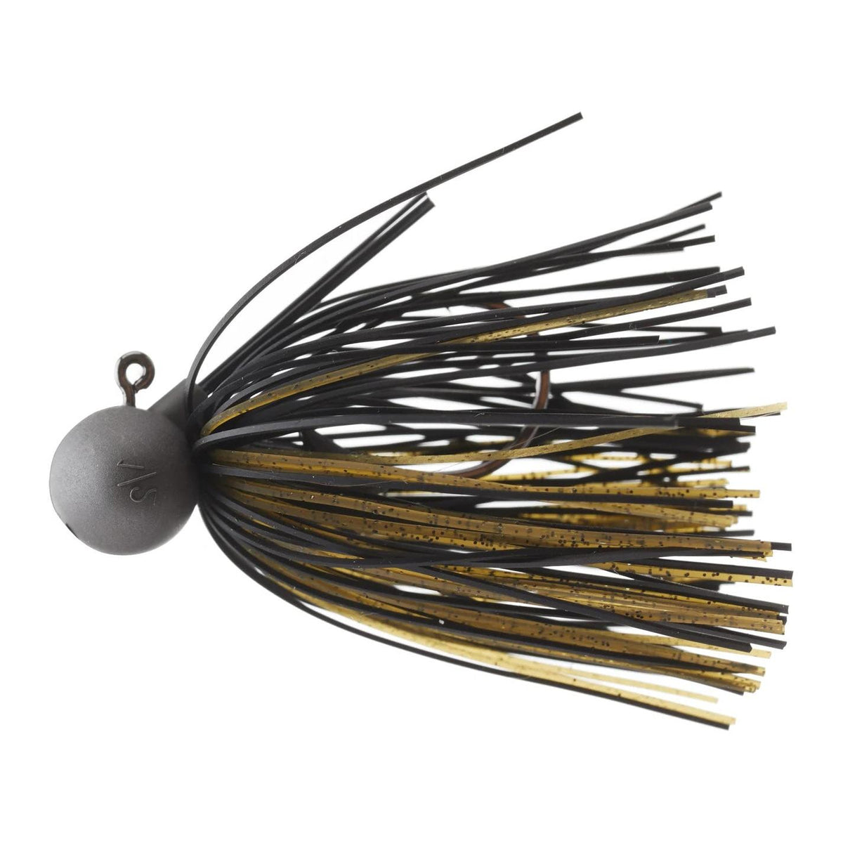 View of Keitech Tungsten M2 Football Jig 1/4oz. G.P. / Black available at EZOKO Fishing