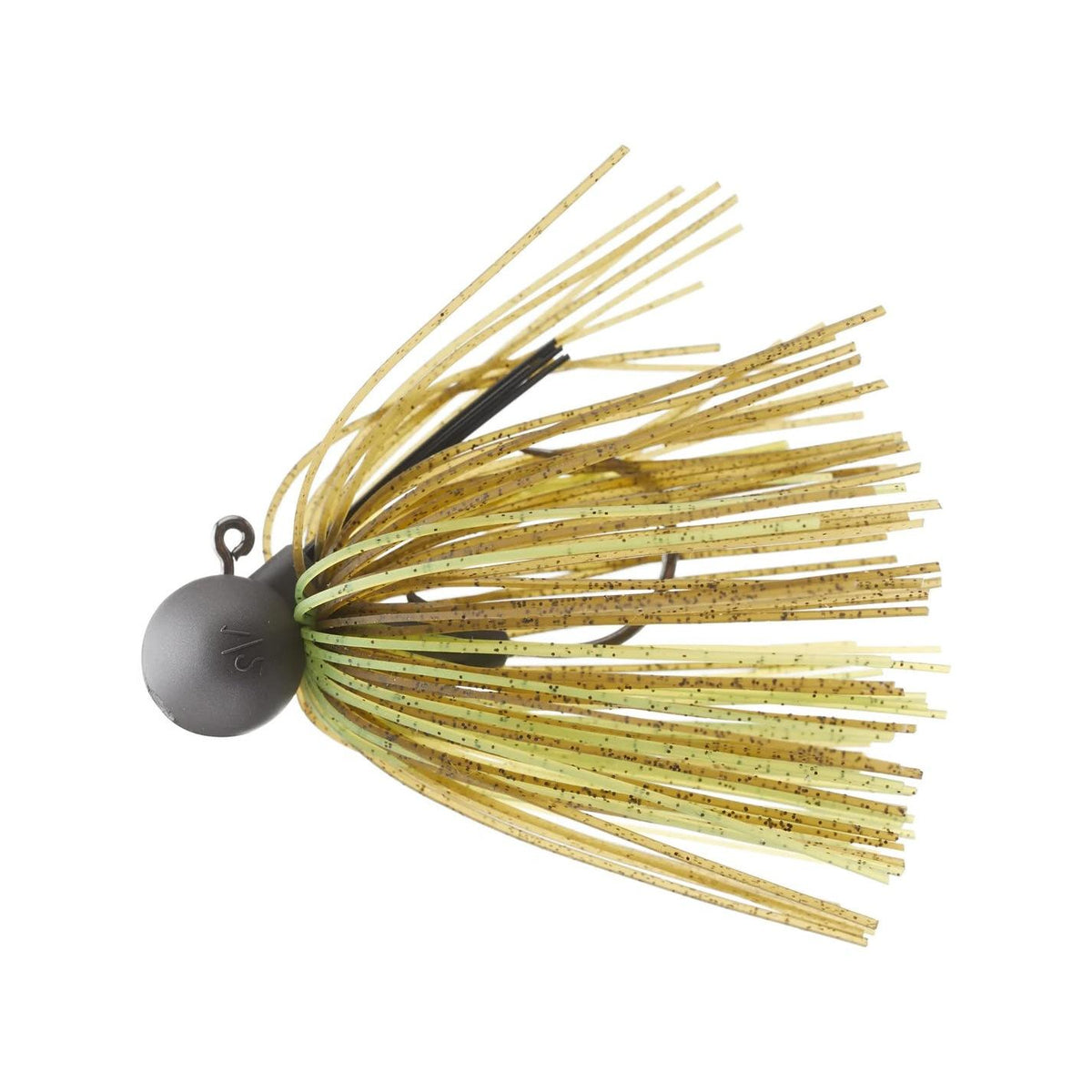 View of Keitech Tungsten M2 Football Jig 3/8oz. Green Pumpkin Chart. available at EZOKO Fishing