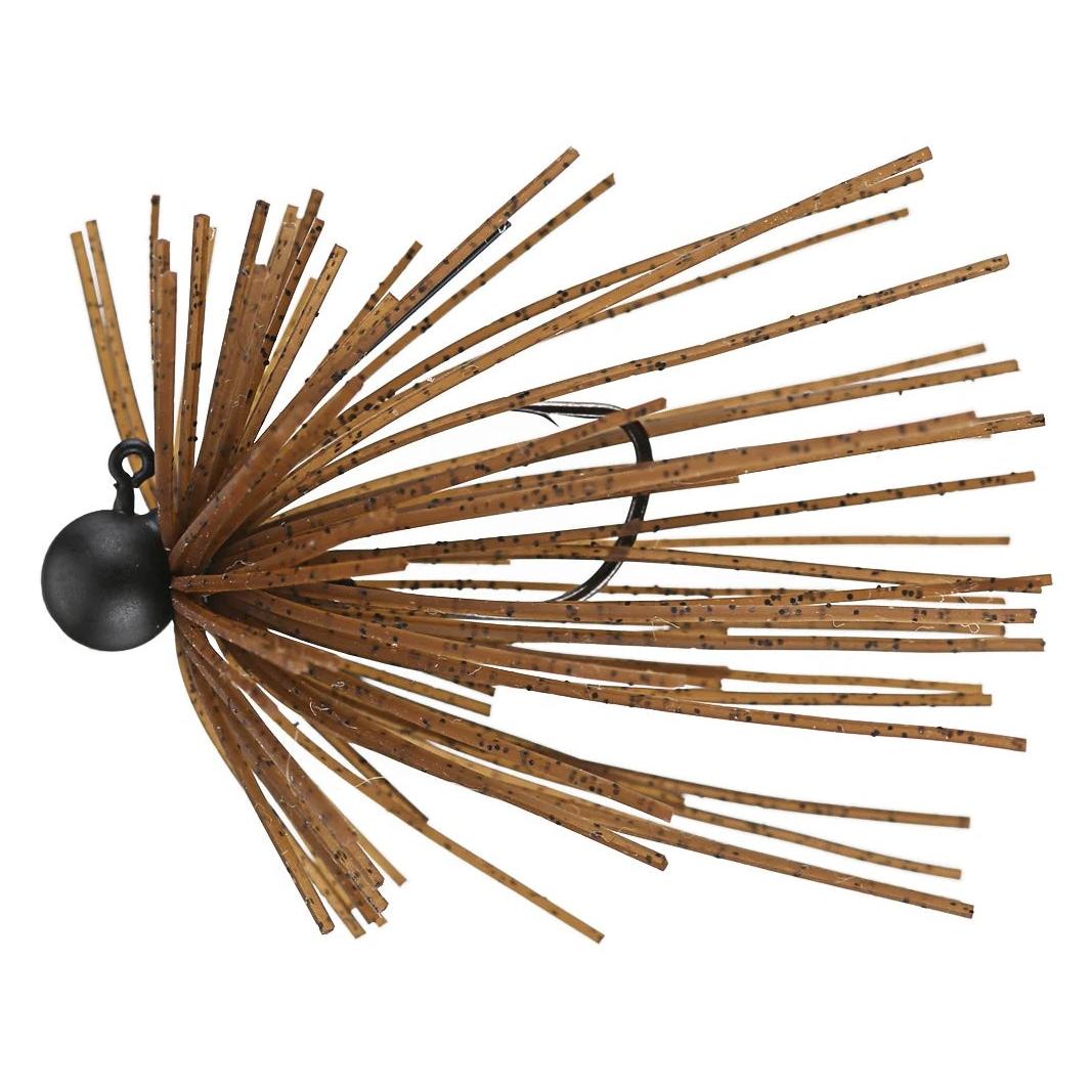 View of Keitech Tungsten Mono Spin Jig 1/16oz. Dark GP available at EZOKO Fishing