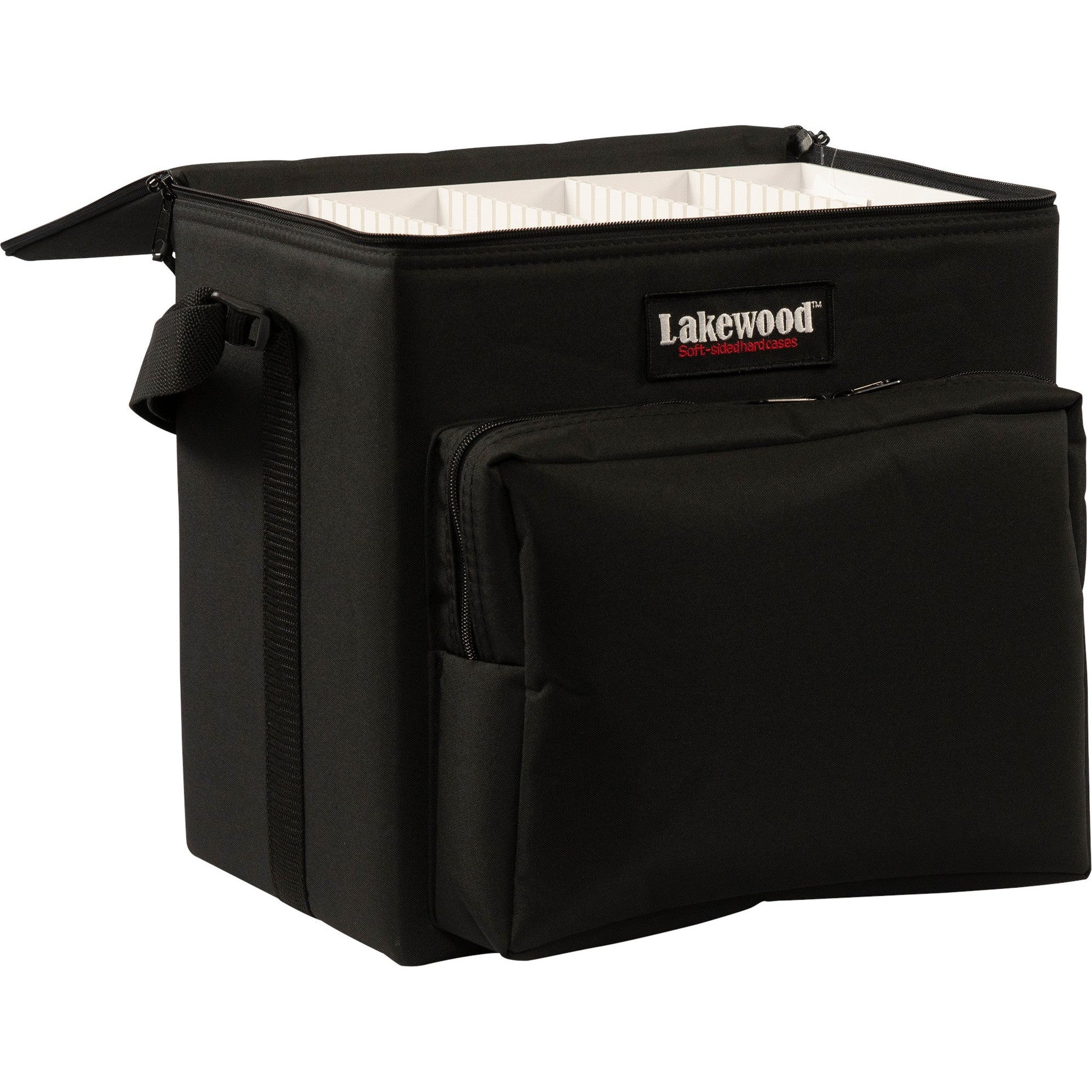 View of Tackle_Storage Lakewood Large Spinner Case Tackle Bag Black available at EZOKO Pike and Musky Shop