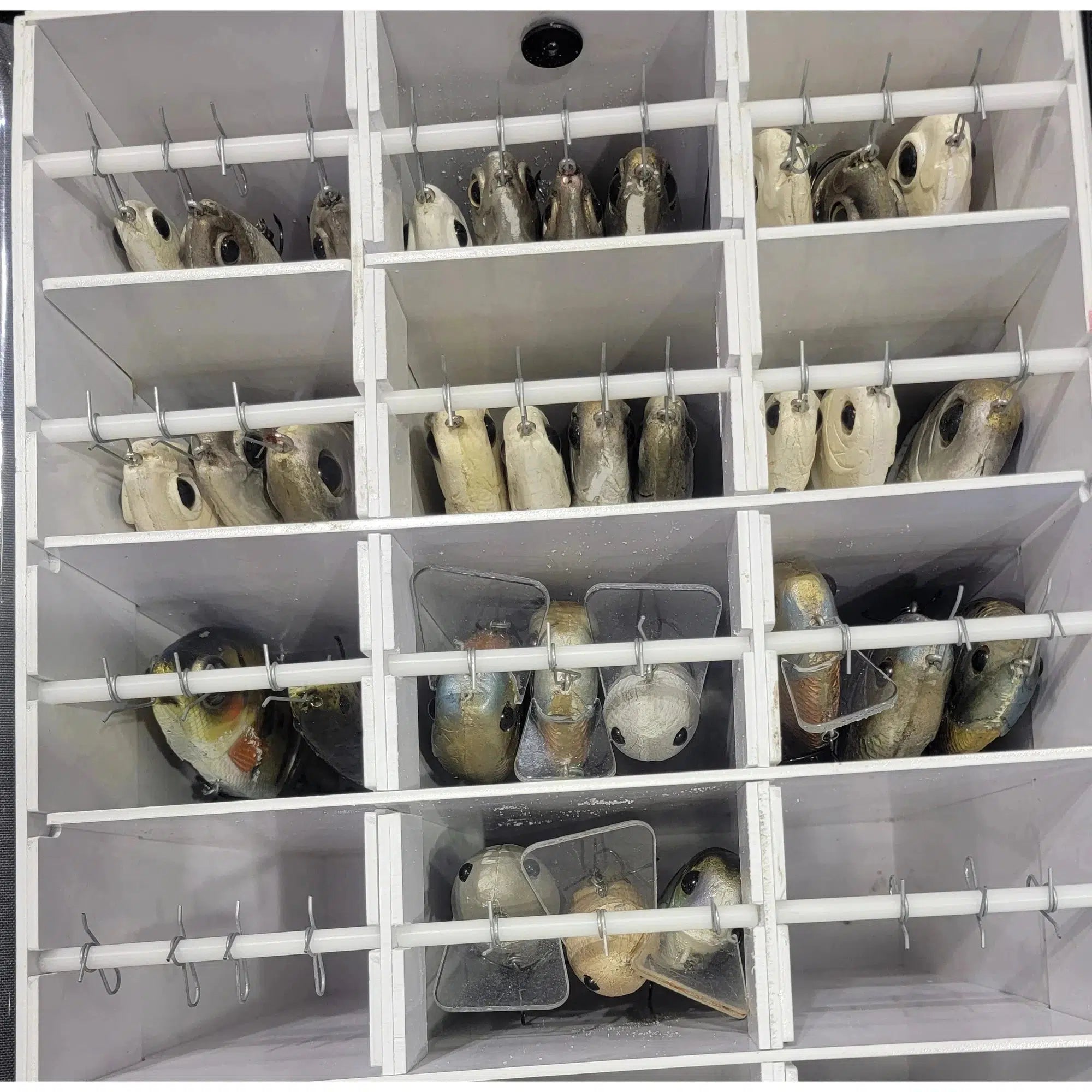 View of Tackle_Storage Lakewood Swim Bait Hanger Large Tackle Box available at EZOKO Pike and Musky Shop