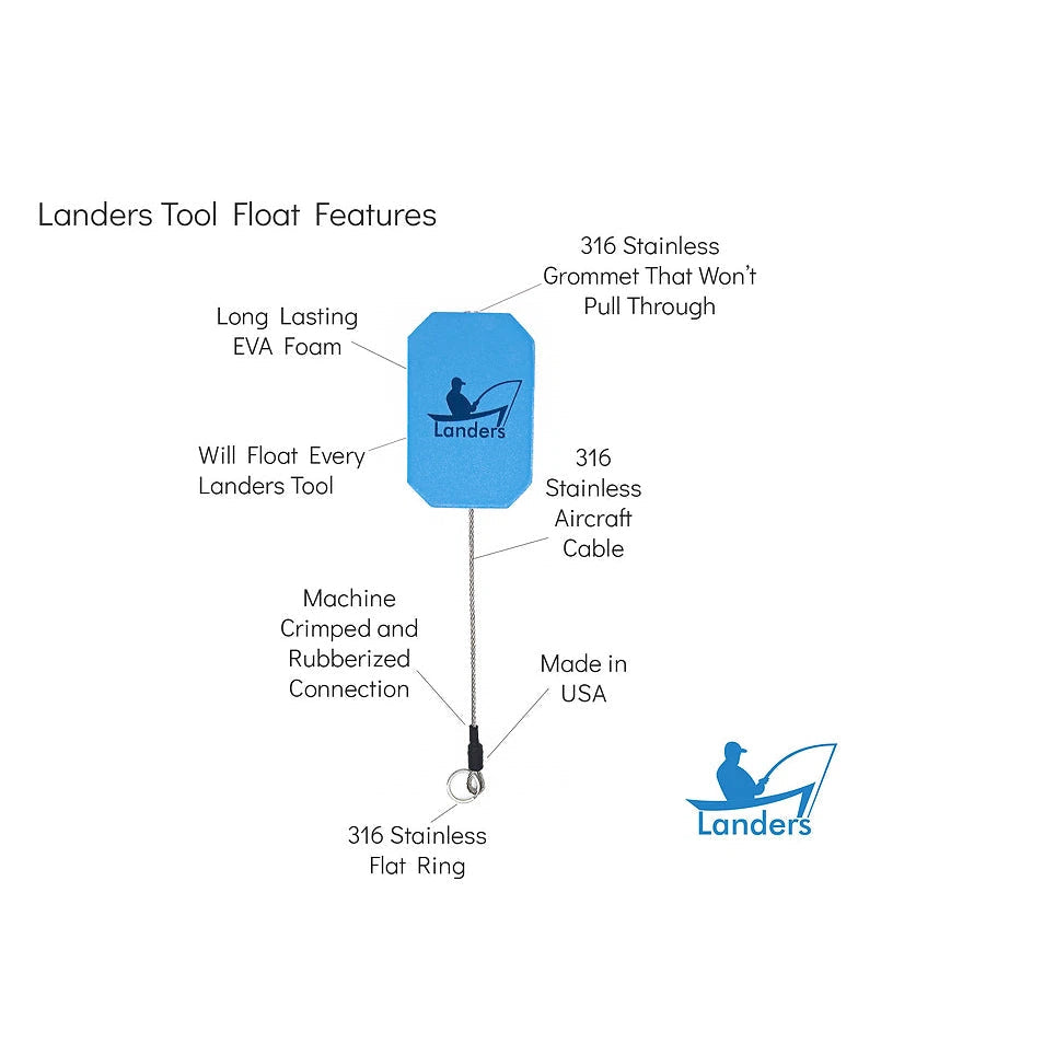 View of Tools Landers Fishing Tool Float available at EZOKO Pike and Musky Shop