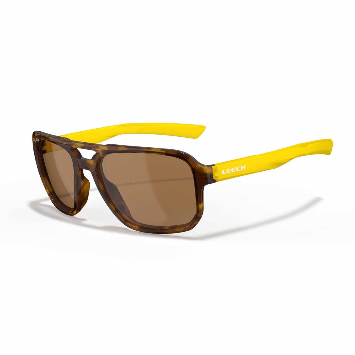 Filthy Anglers Ames Fishing Sunglasses Neon Yellow Frame and Smoked  Polarized Lenses