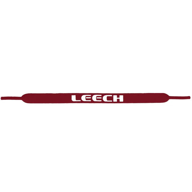 View of Leech Eyewear Neoprene Strap For Sunglasses Red available at EZOKO Fishing