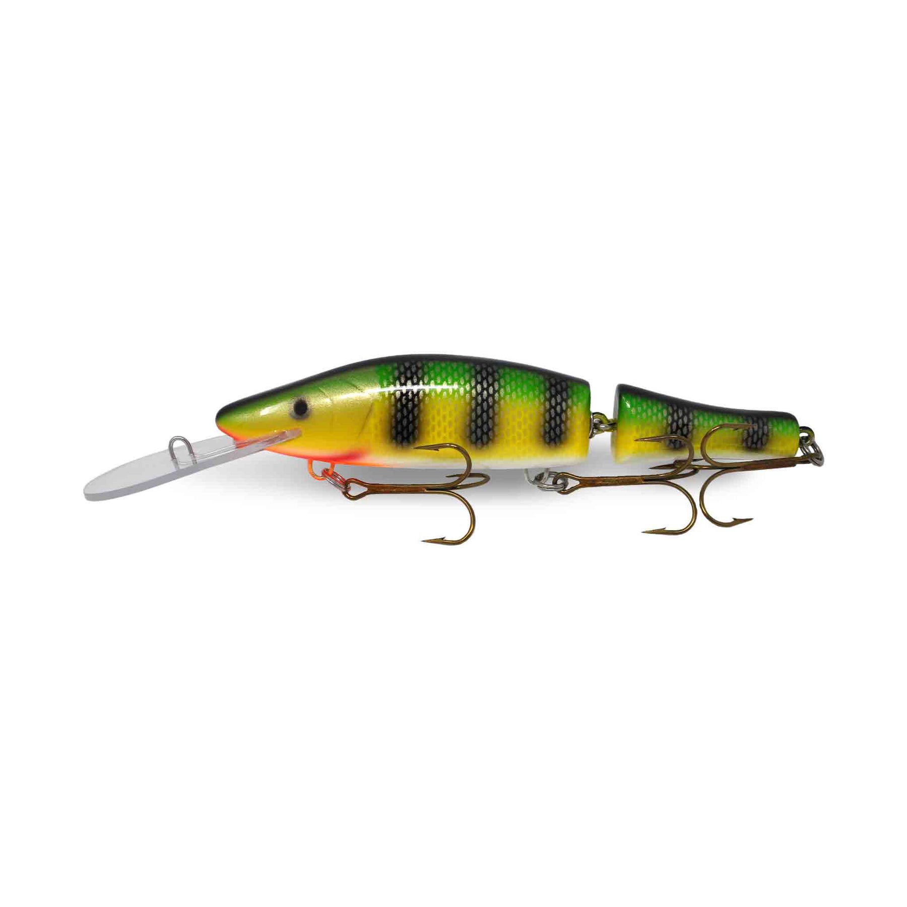 View of Crankbaits Legend lures Jointed Perch Bait Crankbait Natural Perch available at EZOKO Pike and Musky Shop