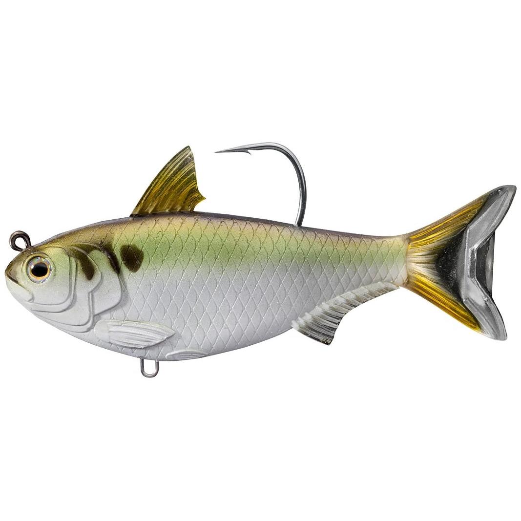 View of Swimbaits Live Target Gizzard Shad 5 1/2" Swimbait 5.5 in. Green/Bronze available at EZOKO Fishing