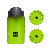 View of Lures_Add-on Livingston Bullet Predator Chartreuse Black EBS PERCH available at EZOKO Pike and Musky Shop