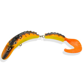 View of Crankbaits Livingston Dirty Dancer 126 Crankbait Orange Tiger available at EZOKO Pike and Musky Shop