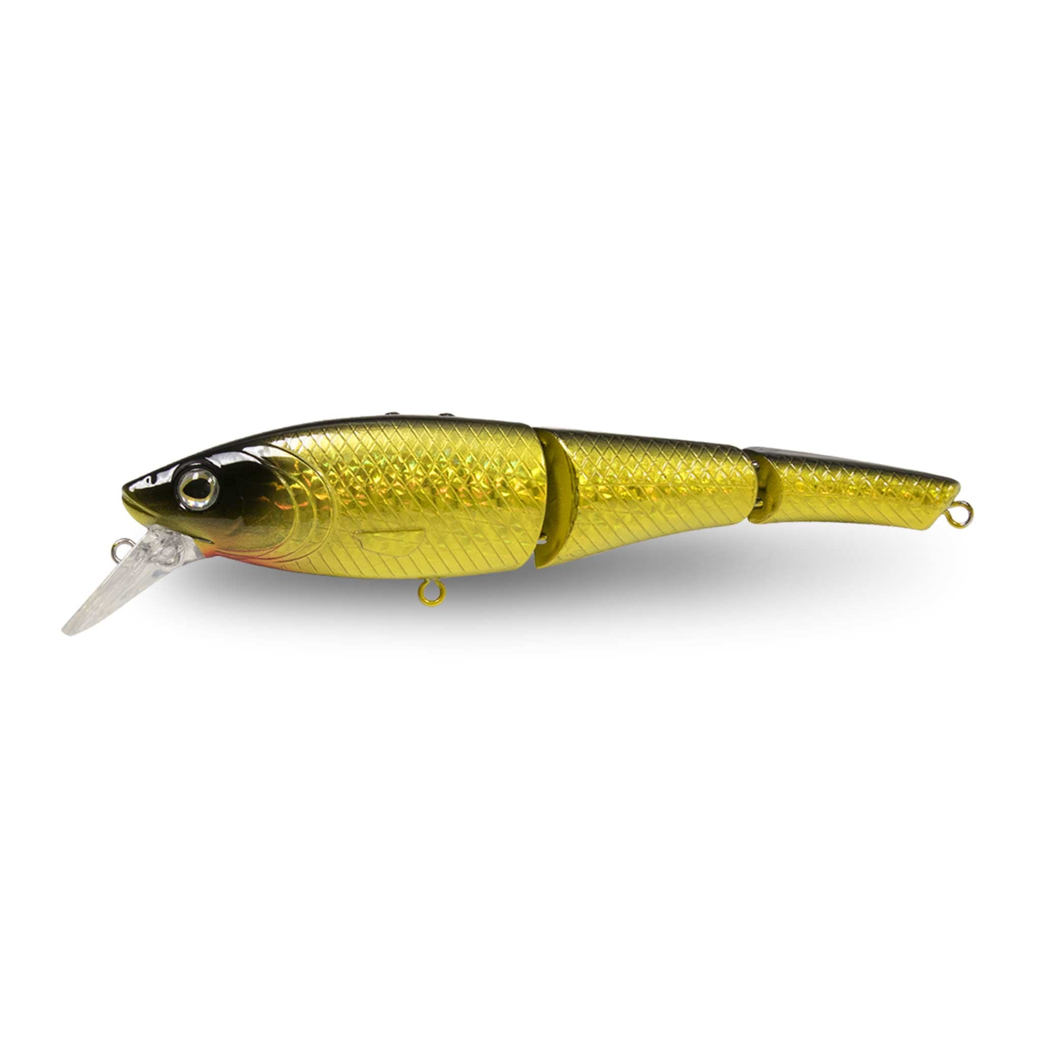 View of Crankbaits Livingston Head Hunter Magnum Crankbait Gold Metallic Scale Black available at EZOKO Fishing