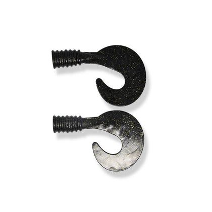 Black Tail Gold Glitter