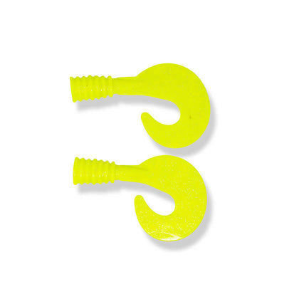 Chartreuse Silver Glitter