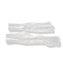 View of Replacement_Tails Livingston Kraken Tail Kit Silver Sparkle Skirt available at EZOKO Pike and Musky Shop