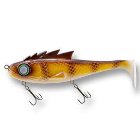 View of Swimbaits Livingston Mustang Swimbait Walleye available at EZOKO Pike and Musky Shop