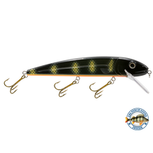 View of Crankbaits Livingston Squeaky Pete 233 Black Perch available at EZOKO Pike and Musky Shop