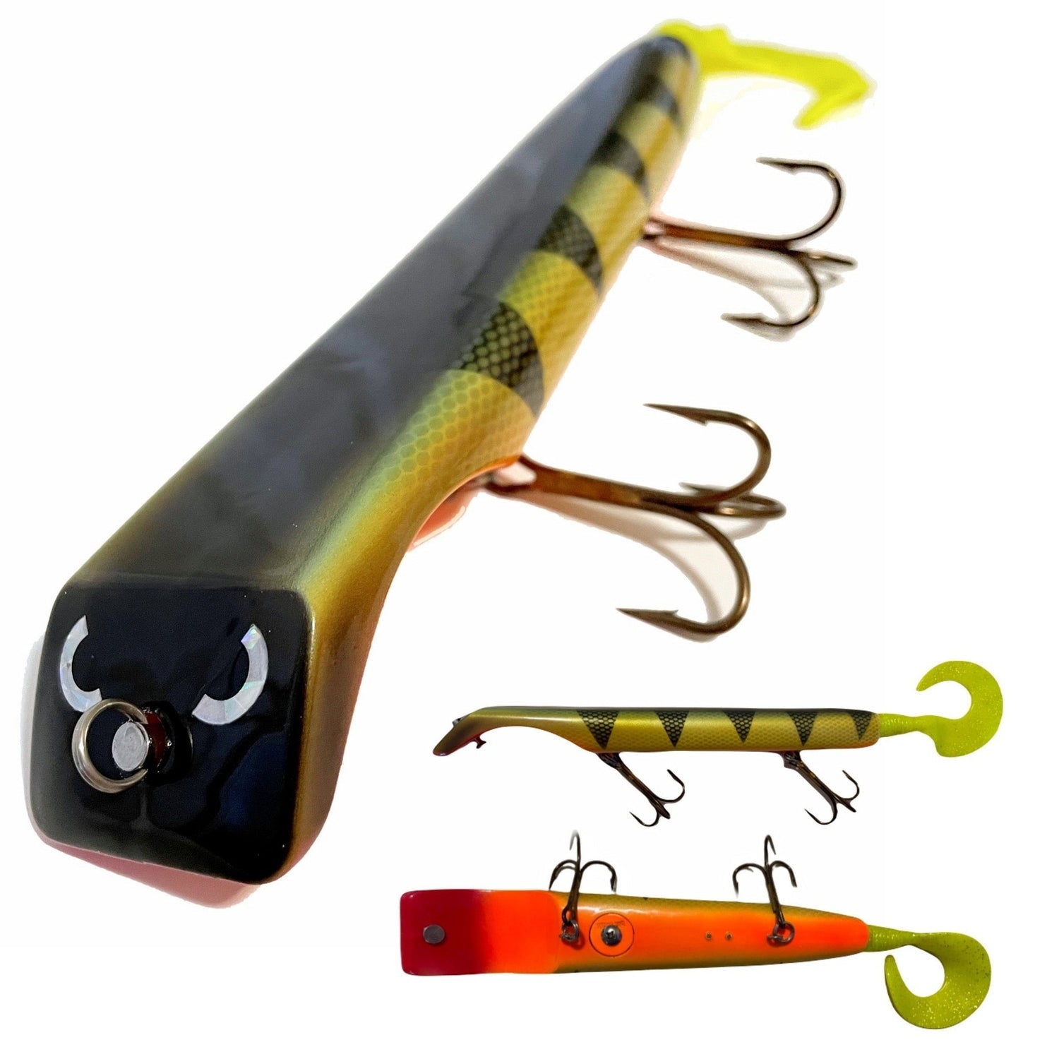 View of Dive_And_Rise Livingston Titan Dive and Rise Yellow Perch EBS PERCH available at EZOKO Fishing
