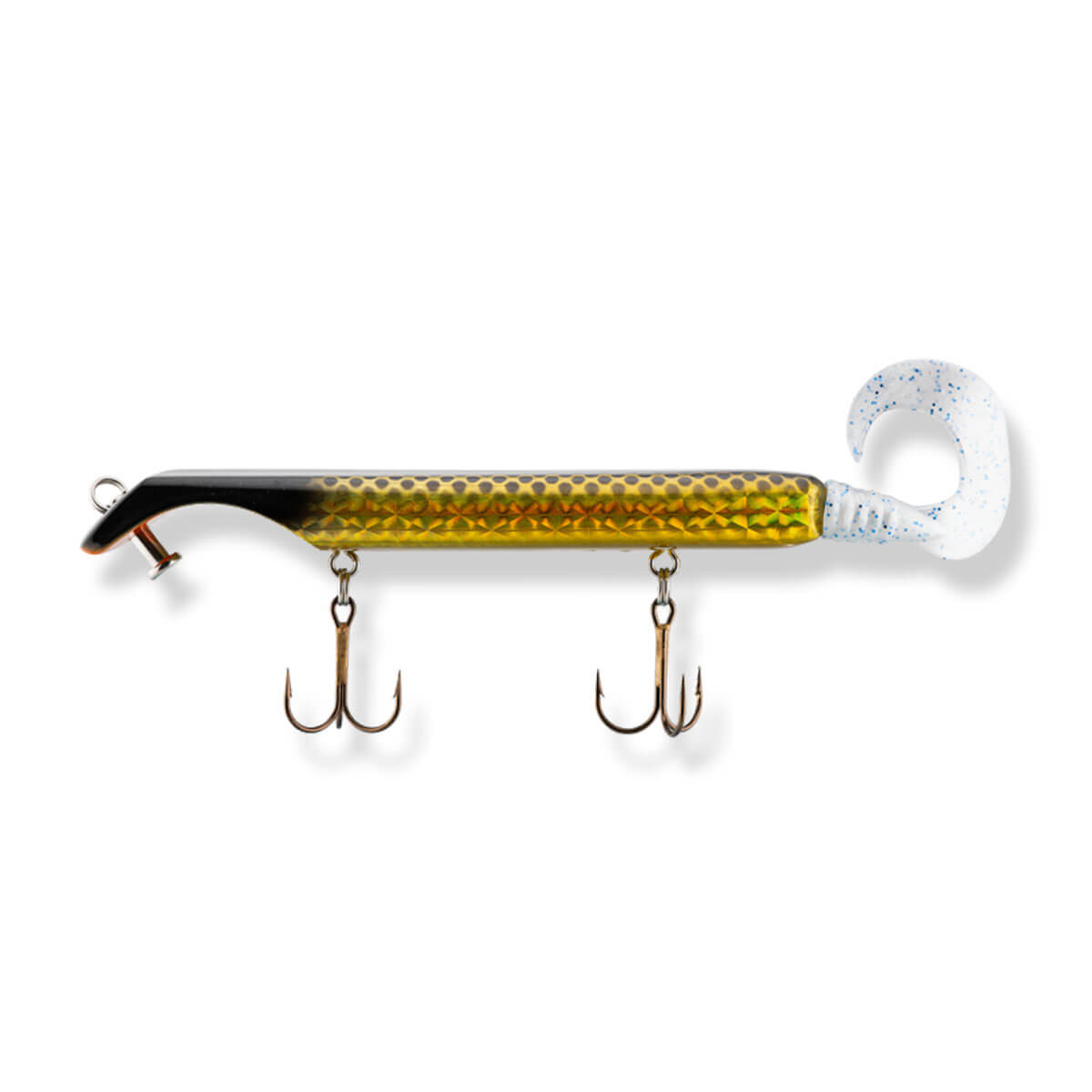 View of Dive_And_Rise Livingston Titan Jr Dive and Rise Gold Metallic available at EZOKO Fishing