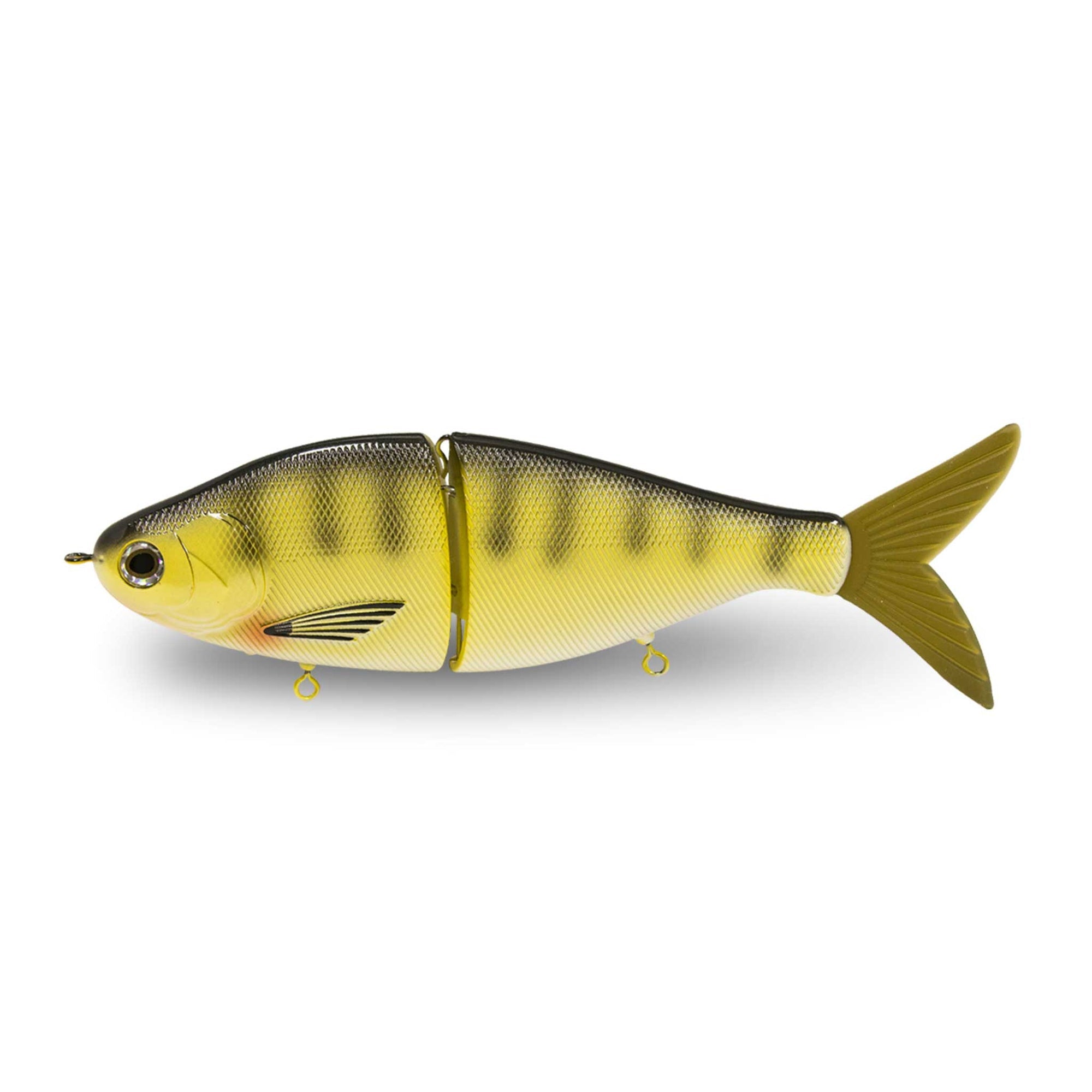 View of Jerk-Glide_Baits Livingston Viper 8 Glide Bait Natural Perch available at EZOKO Fishing