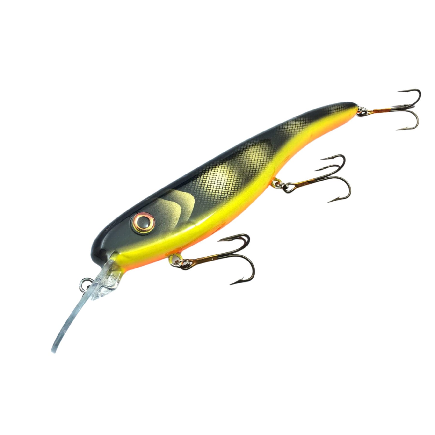 View of Crankbaits Llungen Lures .50 Cal Crankbait Black Perch 2.0 available at EZOKO Pike and Musky Shop