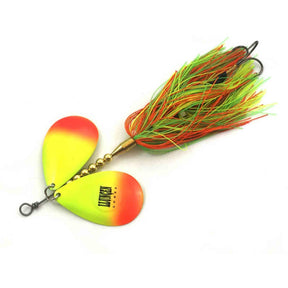 Llungen Lures DC-10 Radioactive Perch Bucktails