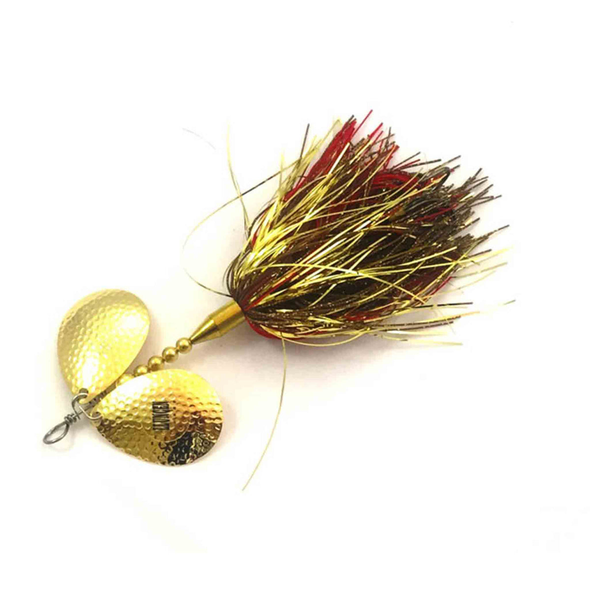 Llungen Lures DC-8 Hybrid Gold / Red Bucktails