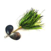 Llungen Lures DC-8 Hybrid Cash Black / Chartreuse Bucktails