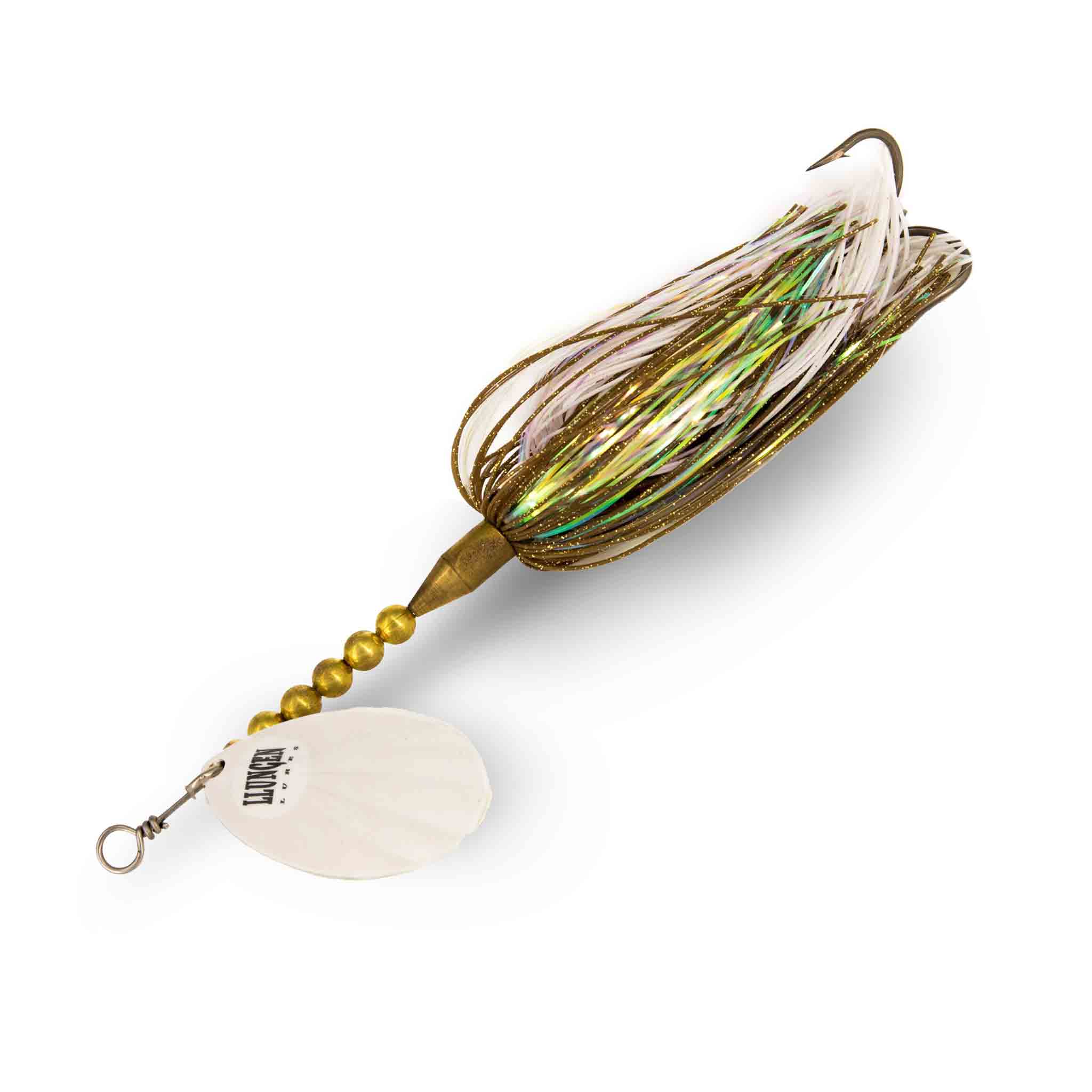 View of Bucktails Llungen Lures LT-9 Hybrid Bucktail Walleye / White available at EZOKO Fishing