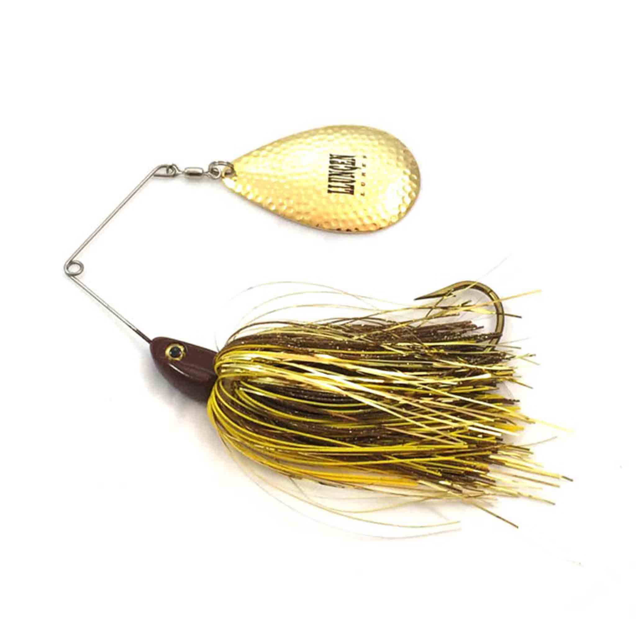 View of Spinnerbaits Llungen Lures Magnum Nutbuster hybrid Spinnerbait Walleye available at EZOKO Fishing