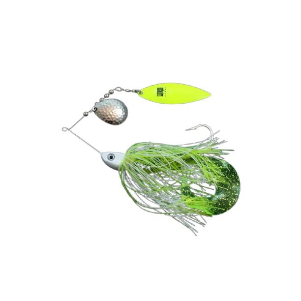 View of Spinnerbaits Llungen Lures Nutbuster Jr Spinnerbait Lemon Head available at EZOKO Fishing