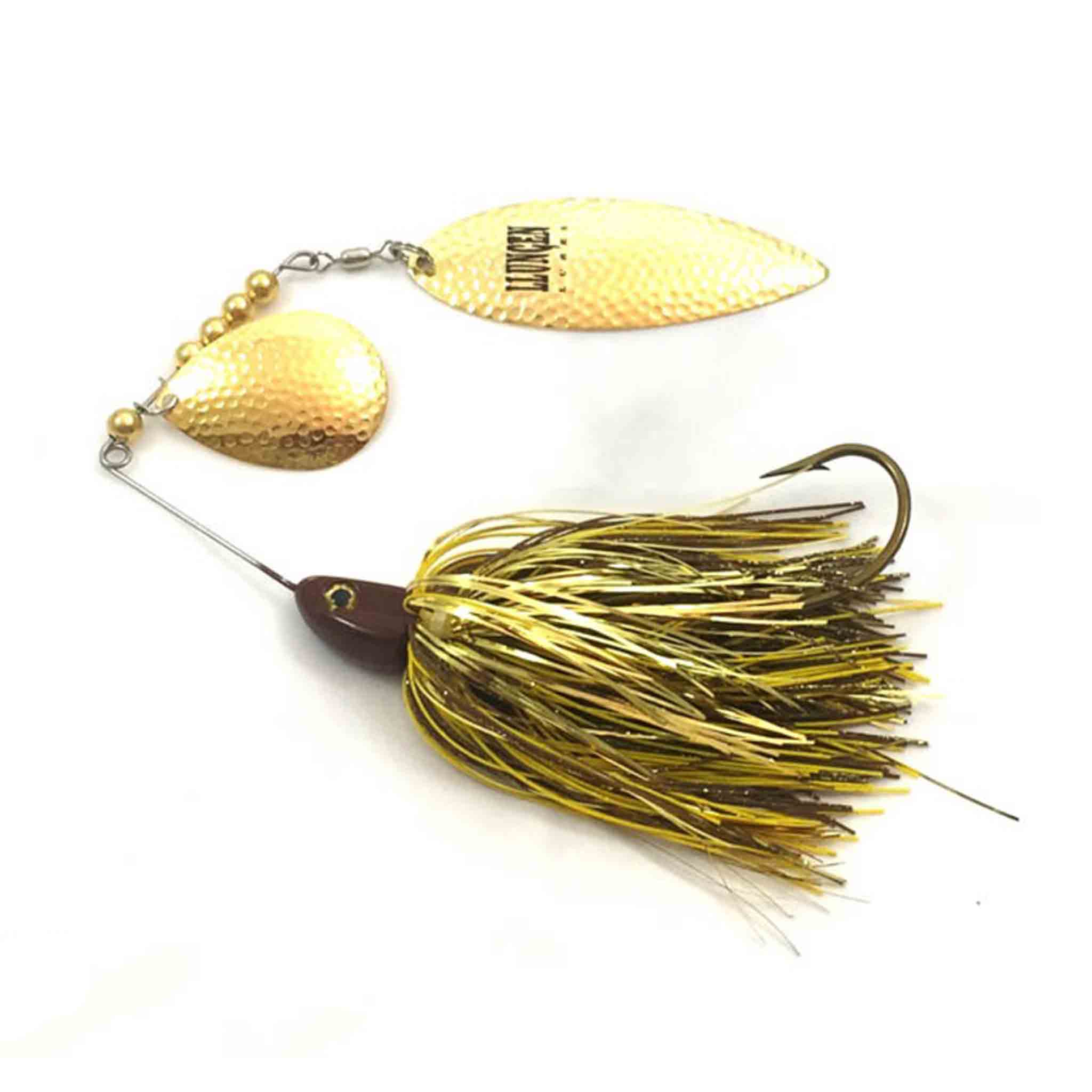 View of Spinnerbaits Llungen Lures Tandem Nutbuster Hybrid Spinnerbait Walleye available at EZOKO Fishing