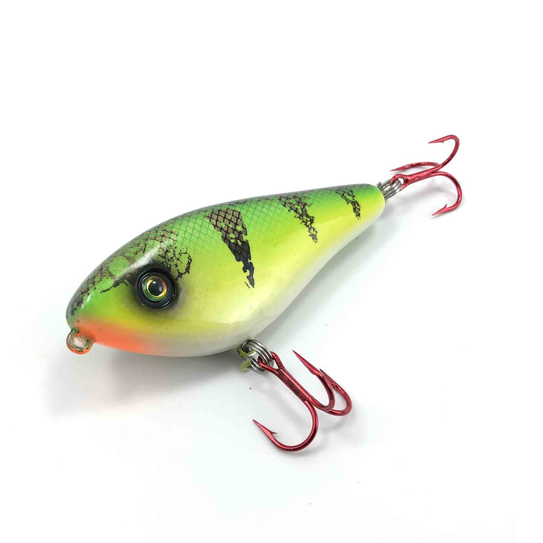 Llungen Lures Tony Grant Fat Belly Rattler 4" Brushed Perch Lipless Crankbaits