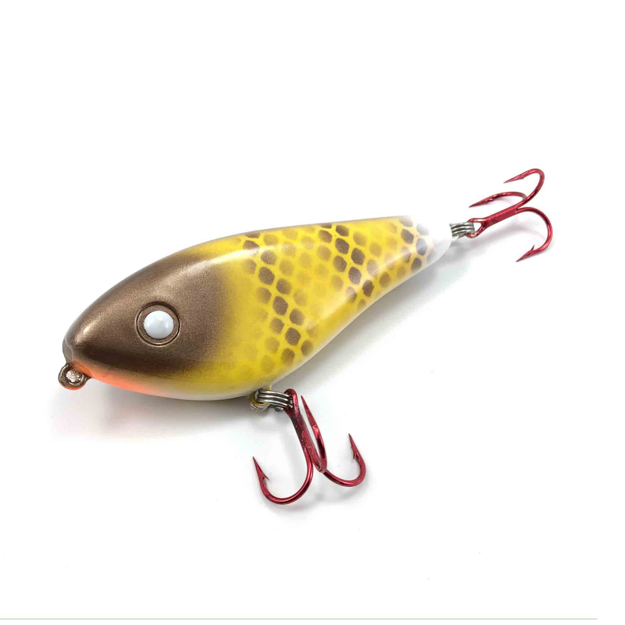 View of Lipless_Crankbaits Llungen Lures Tony Grant Fat Belly Rattler 4" Lipless Crankbait Walleye 2.0 available at EZOKO Fishing