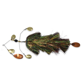 View of Spinnerbaits Mad Chasse Deep Monster Troller - Mad School Toxic pike available at EZOKO Fishing