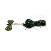 Mad Chasse Mini Double Colorado 8/8 Black Frog Bucktails