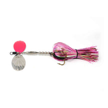 View of Bucktails Mad Chasse Mini Double Fluted 9/9 Bucktail Bubble Gum available at EZOKO Fishing