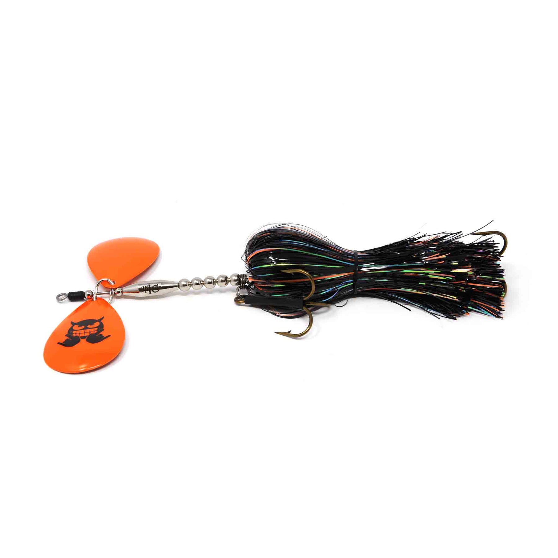 Mad Chasse Regular Bucktail Double Colorado 10/10 Toxic Pumpkin Bucktails