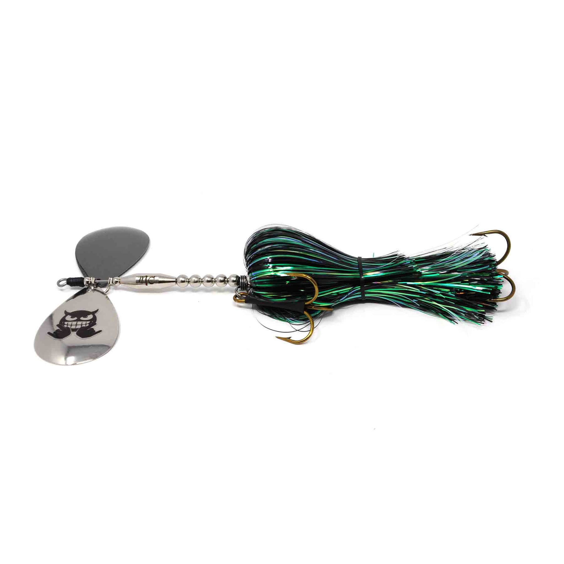 Mad Chasse Regular Bucktail Double Colorado 10/10 Toxic Pearl Bucktails