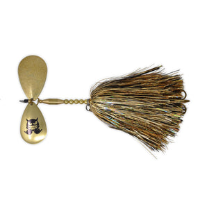 View of Bucktails Mad Chasse Regular Double Colorado 9/10 Bucktail Fools Gold available at EZOKO Fishing