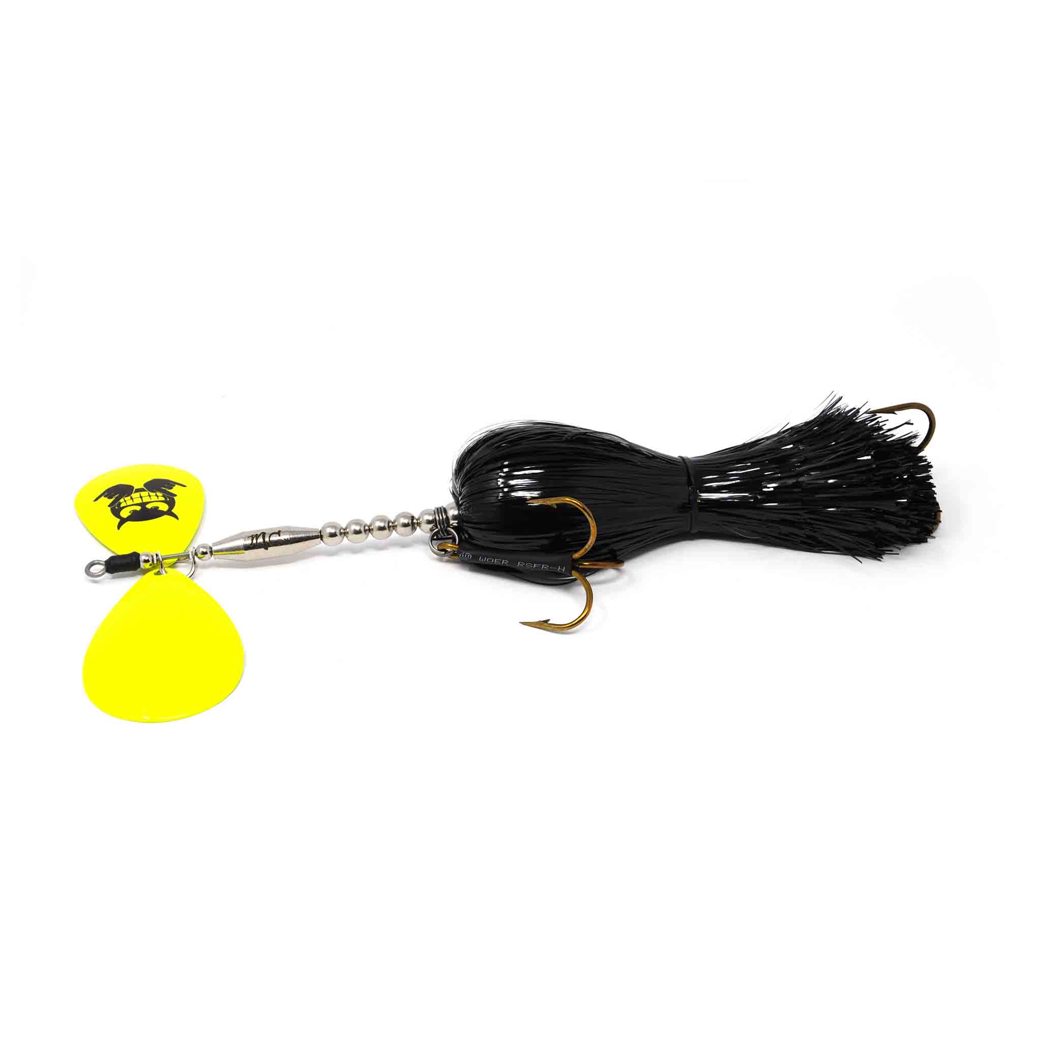 View of Bucktails Mad Chasse Regular Double Colorado 9/10 Bucktail Headlights available at EZOKO Fishing