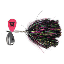 View of Bucktails Mad Chasse Regular Double Colorado 9/9 Bucktail Poison Rose available at EZOKO Fishing