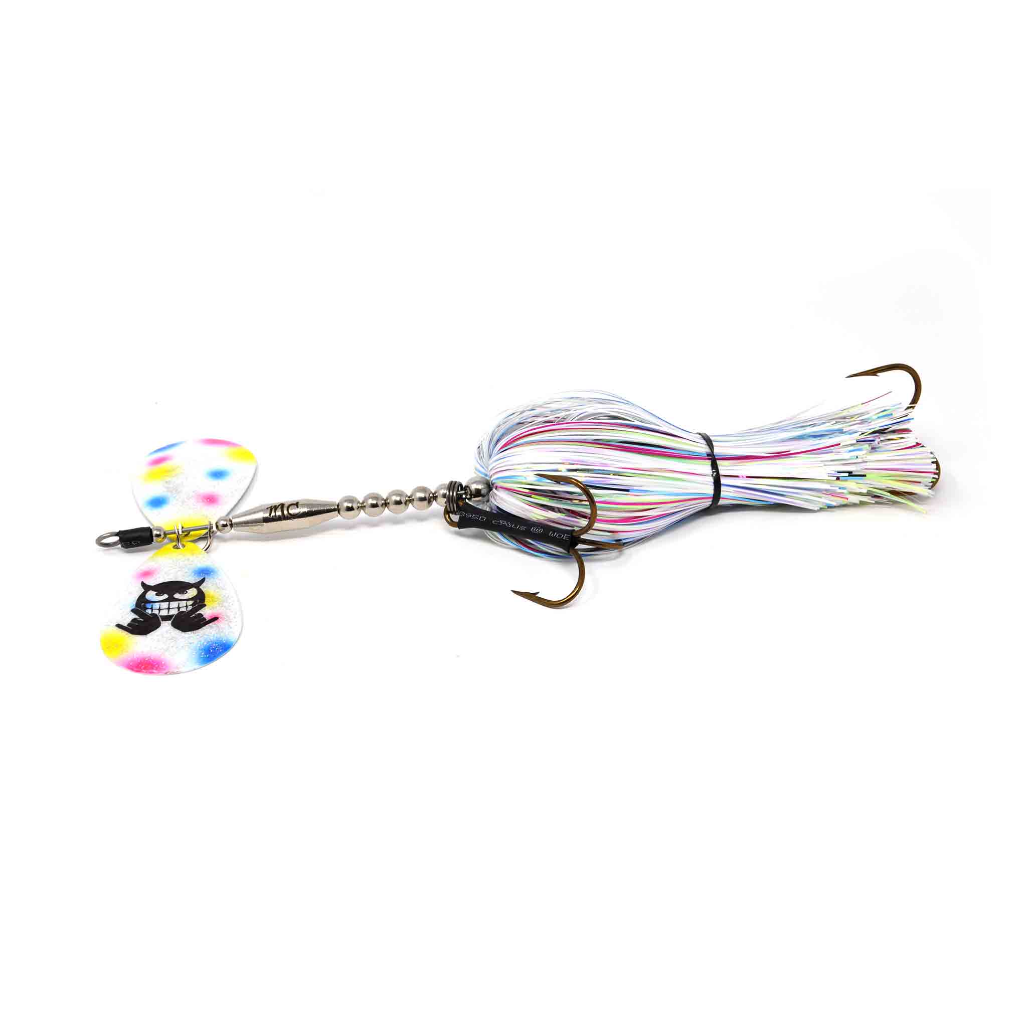 View of Bucktails Mad Chasse Regular Double Colorado 9/9 Bucktail Wonder Shiner available at EZOKO Fishing