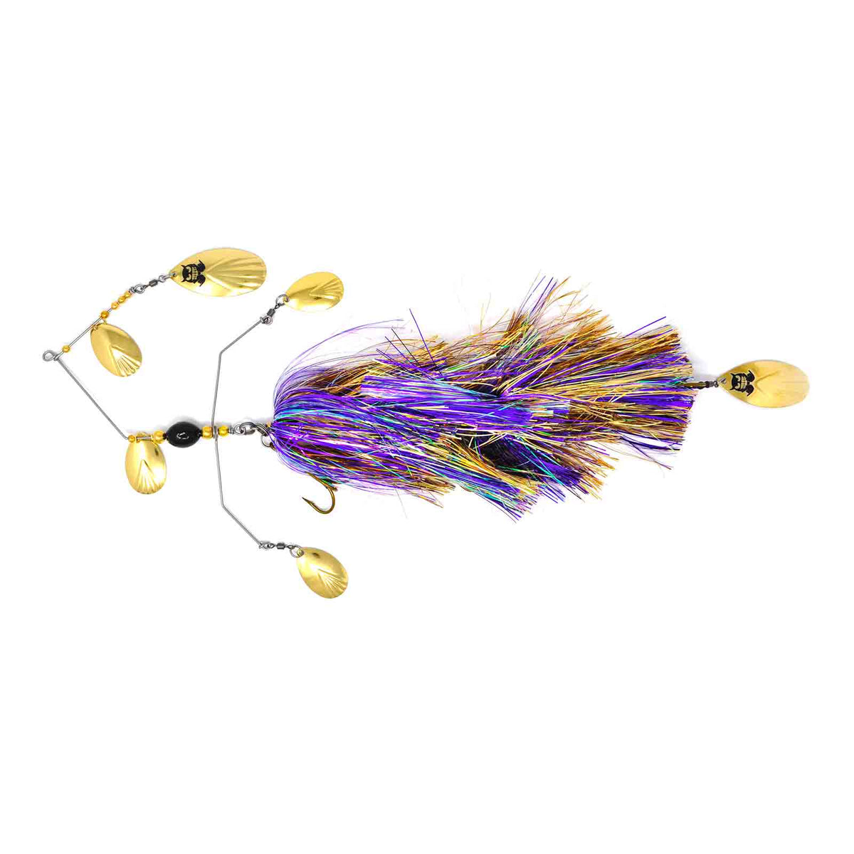 View of Bucktails Mad Chasse Monster Troller - Mad School June Bug available at EZOKO Pike and Musky Shop