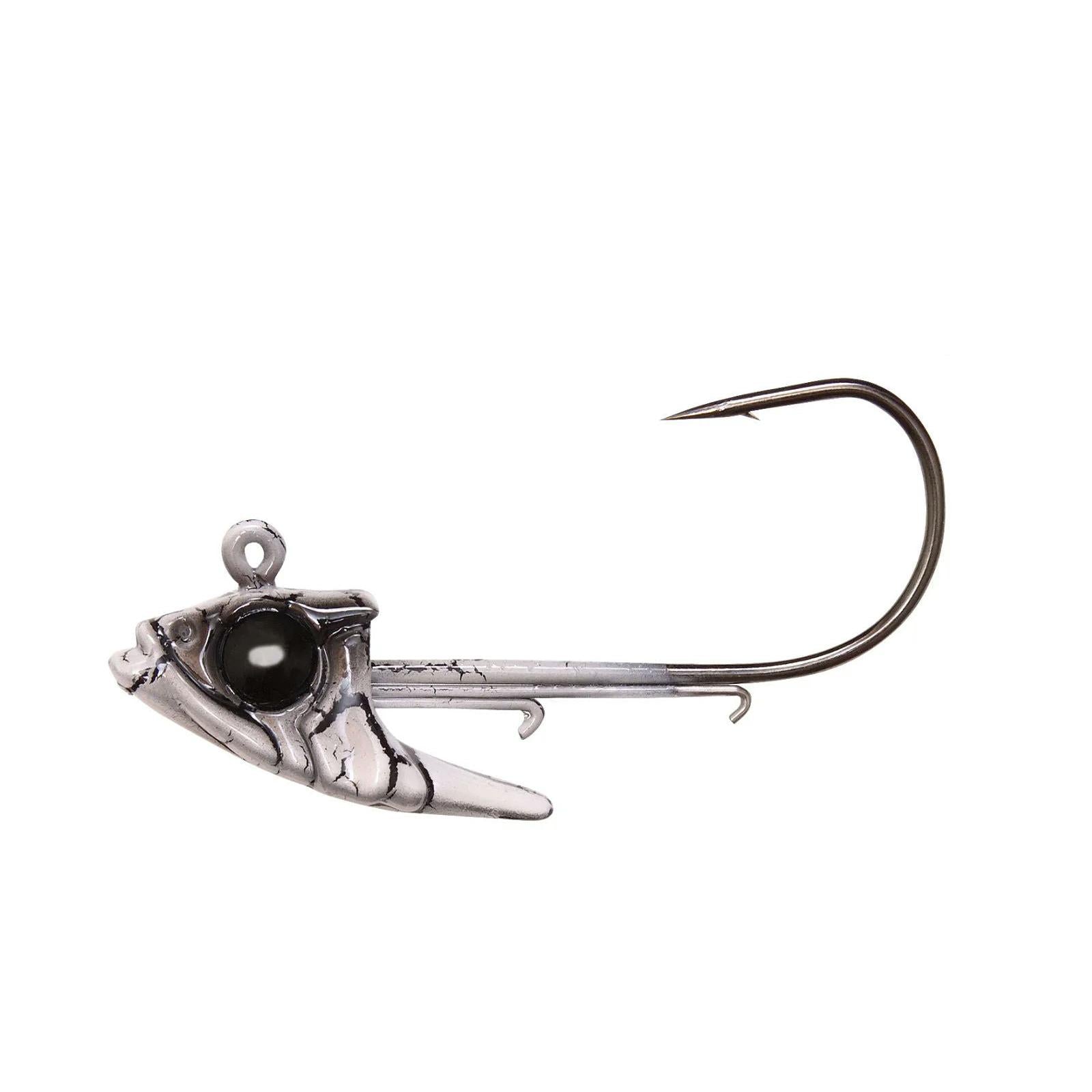 View of Jigheads Megabass Body Balance Swimbait Head White Python 1/16oz - 3/0 available at EZOKO Fishing
