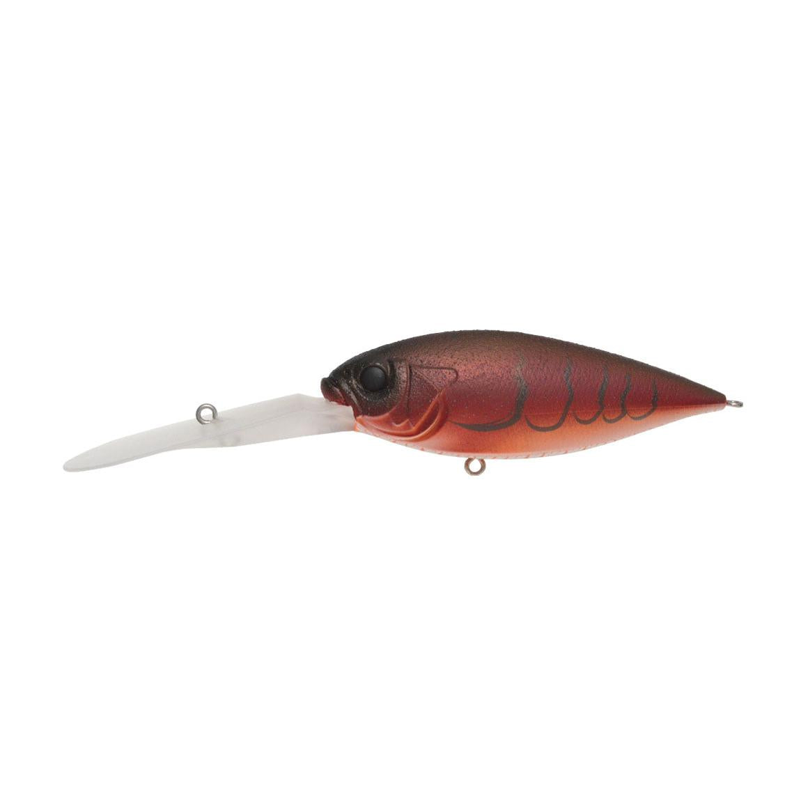 View of Crankbaits Megabass Deep-Six Crankbait Fire Craw available at EZOKO Fishing