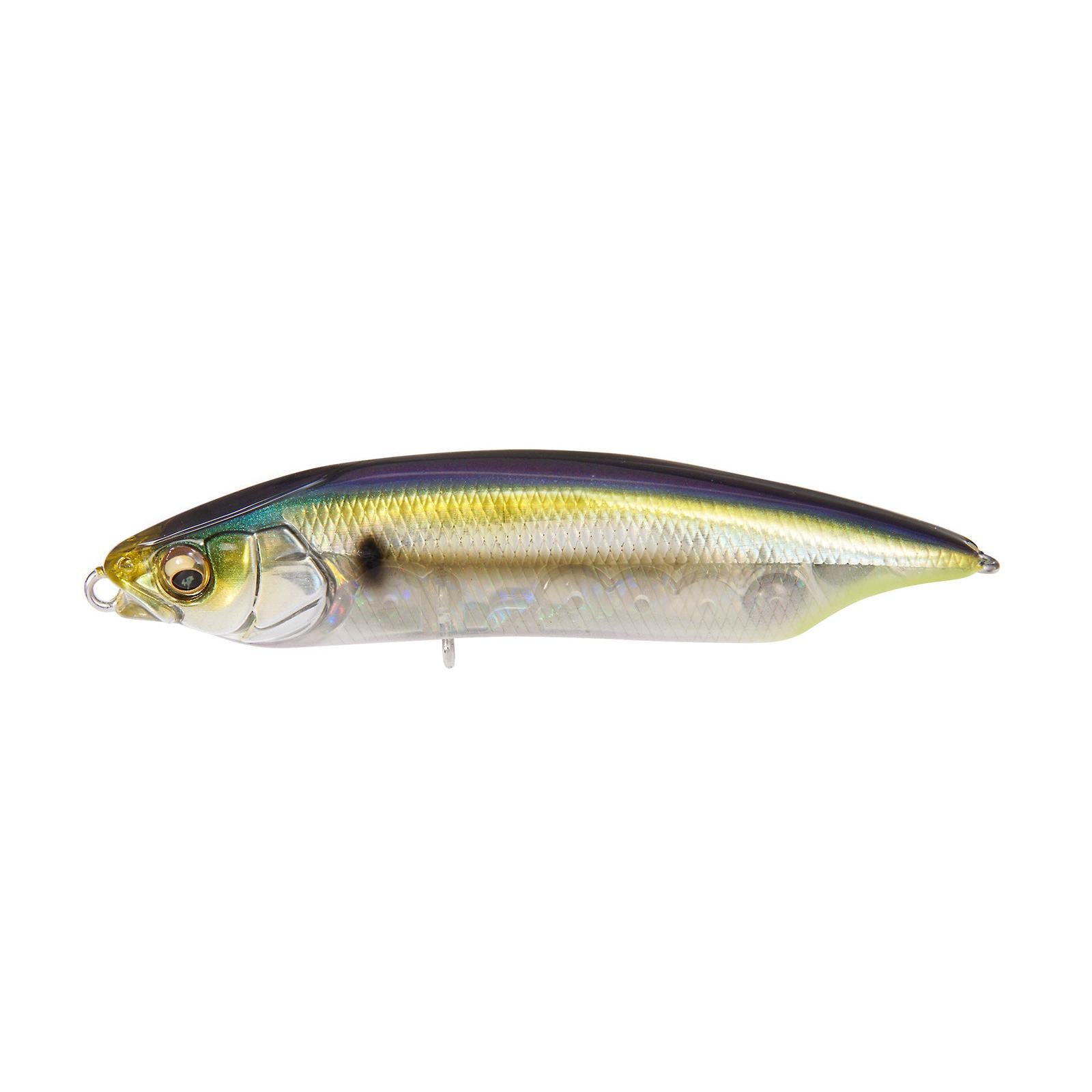 View of Topwater Megabass Karashi 80 HT Ito Tennessee Shad II available at EZOKO Fishing